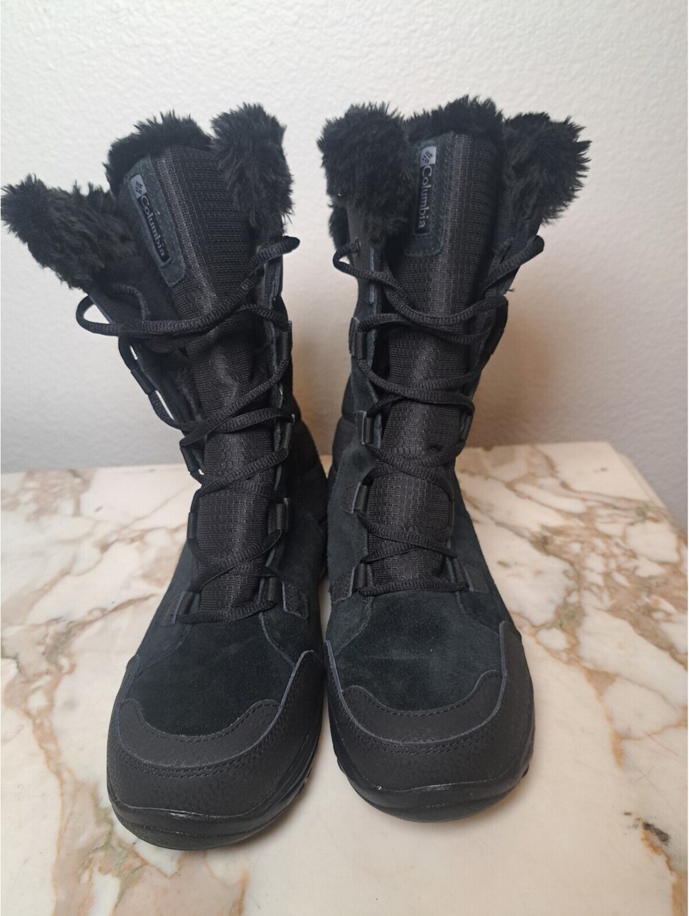 Columbia Women's Ice Maiden II Waterproof Boots Size 10 Black